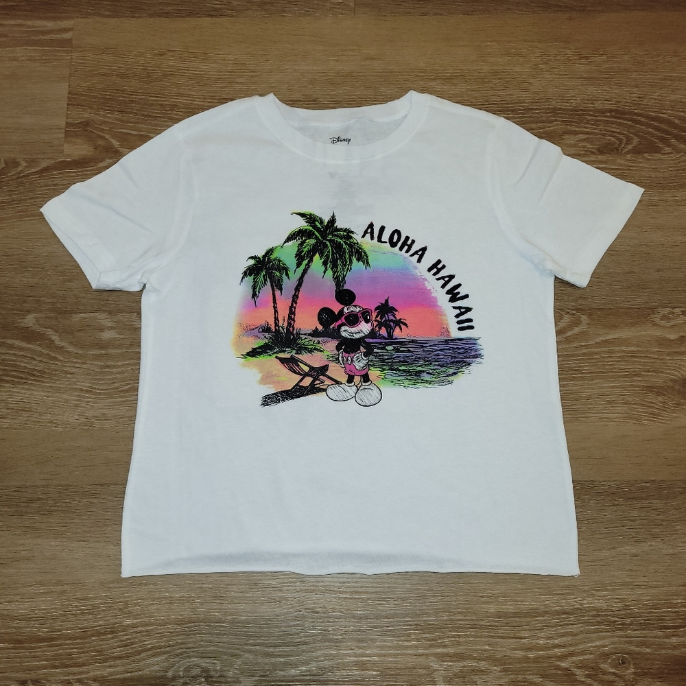 Disney Mickey Mouse Aloha Hawaii Women's Shirt Size XS New